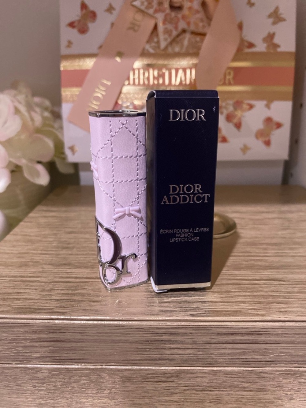 Dior Addict Lipstick Case — PINK BOW